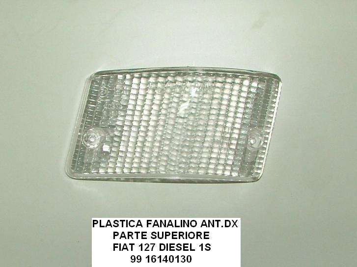 PLASTICA FANALINO FIAT 127 DIESEL ANT.DX SUP.